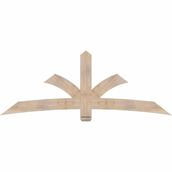 Ekena Millwork Davenport Smooth Timber Gable Bracket, Douglas Fir, 84"W x 31"H x 1 1/2"D x 5 1/2"F, 9/12 Pitch GBW084X31X0206DAV00SDF - main